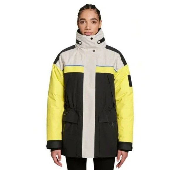 NWT Ski-Doo Typha x KANUK  Jacket Women's Insulated Size XXL Yellow Black - Picture 2 of 9